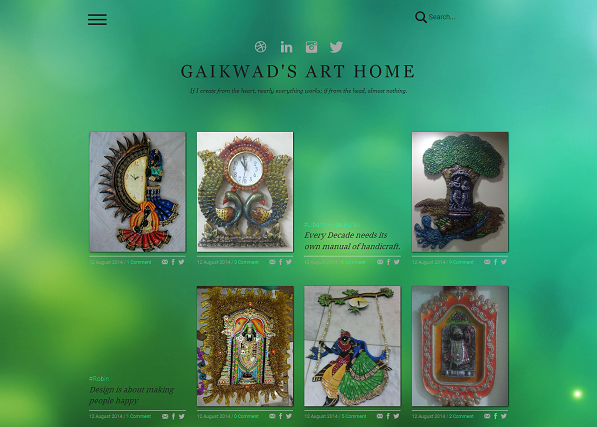 Gaikwads Art Gallery - Website